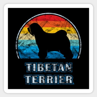 Tibetan Terrier Vintage Design Dog Sticker